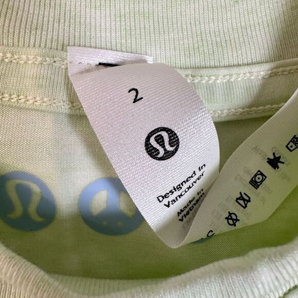 NWT Madhappy x Lululemon Women’s Mint Green “All Yours Crop Tank” Top - Size 2 - Picture 4 of 13